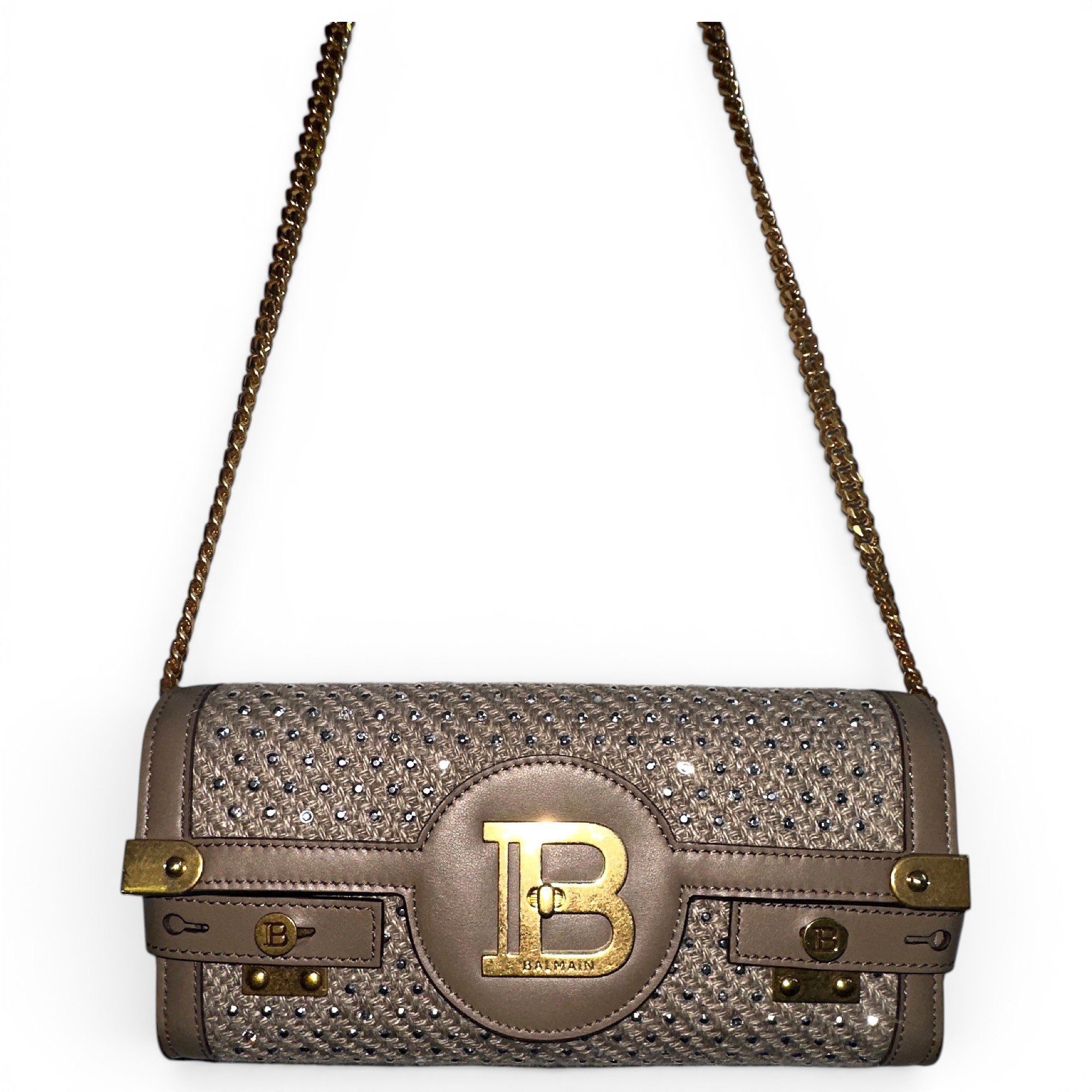 Balmain Leather clutch bag