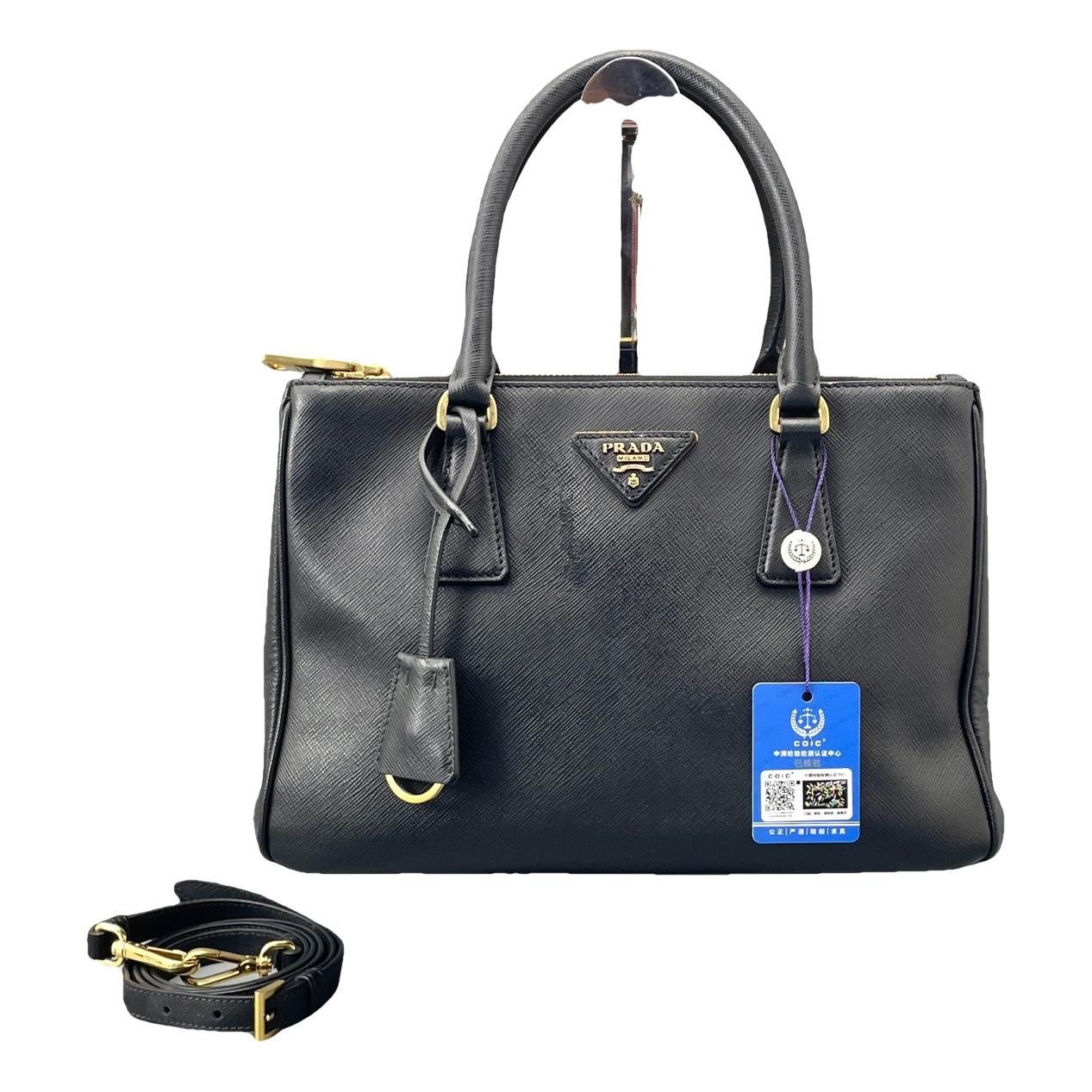 Leather handbag
