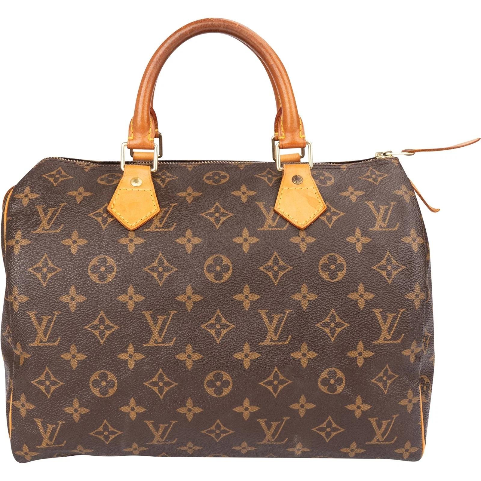 Speedy leather handbag