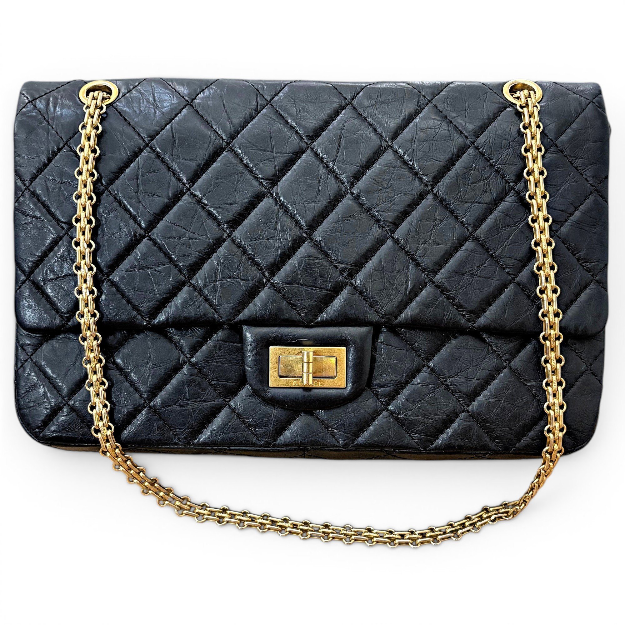 2.55 leather handbag