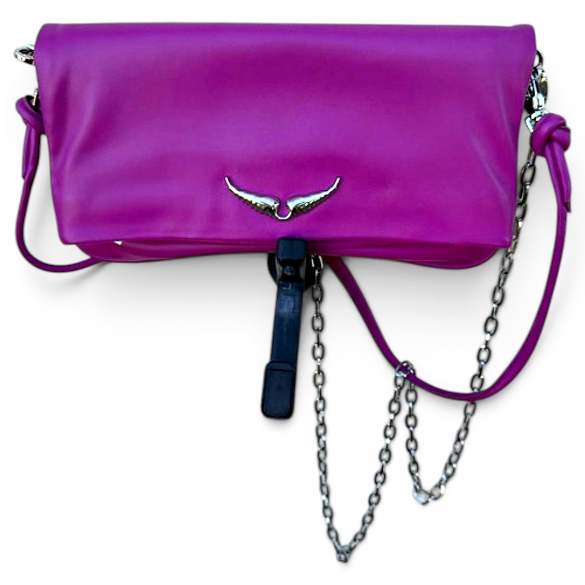 Rock leather crossbody bag