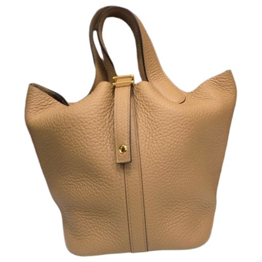Picotin leather handbag