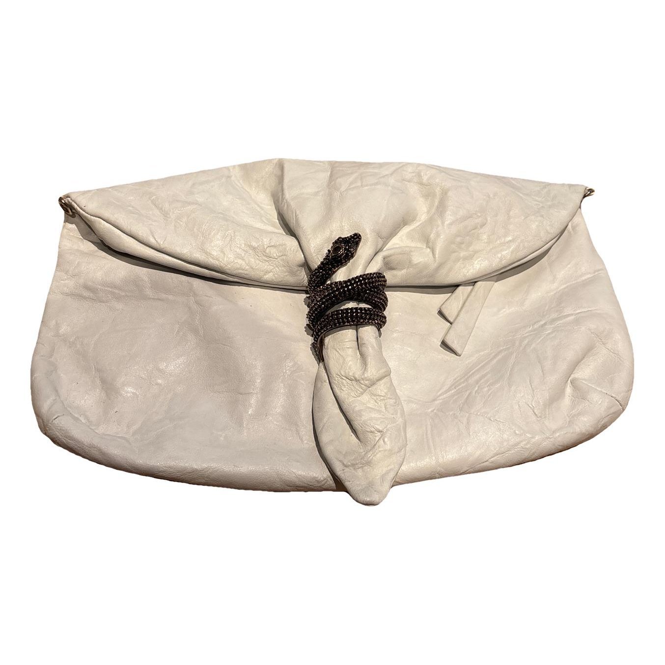 Jimmy Choo Chandra leather clutch bag