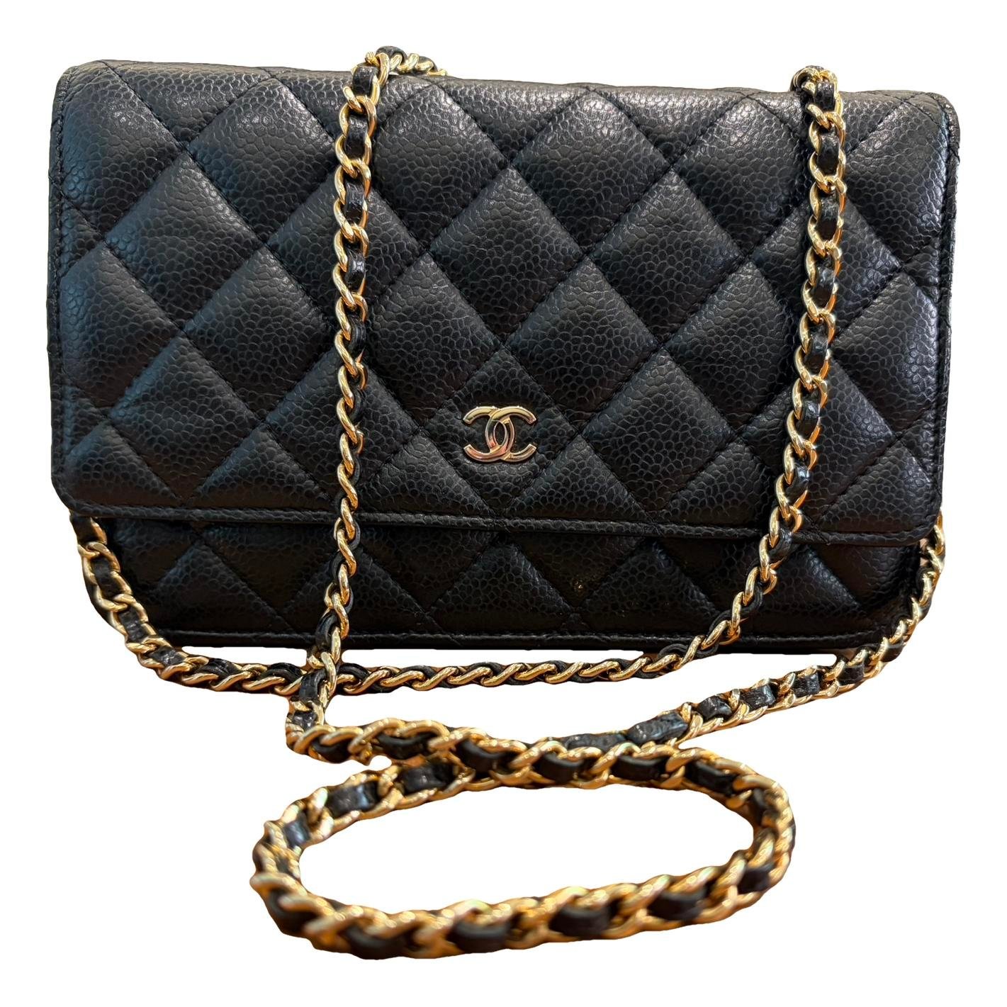 Wallet On Chain Timeless/Classique leather crossbody bag