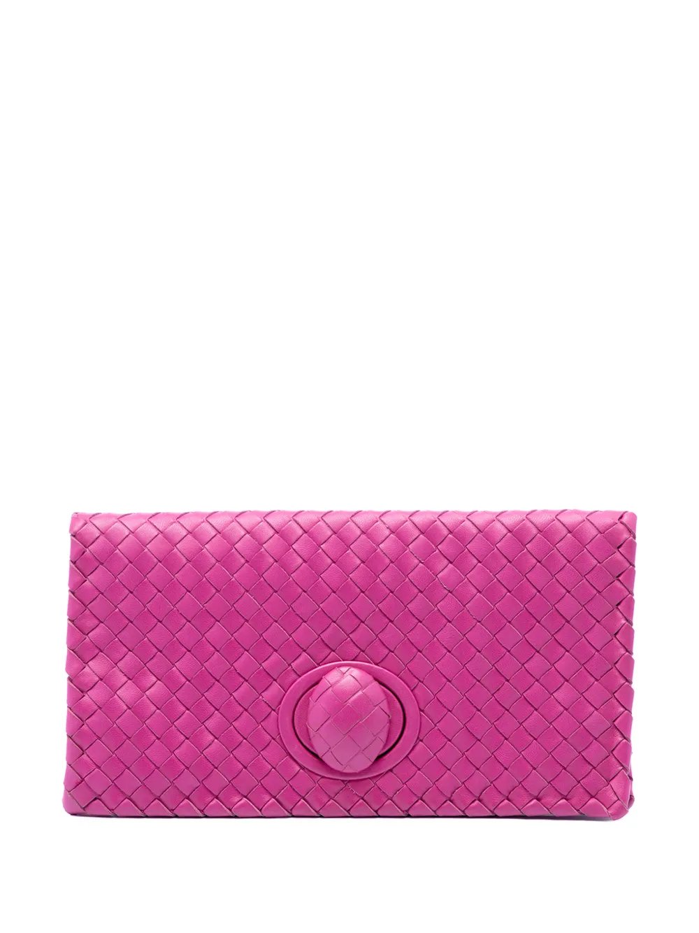 2011 Nappa Intrecciato Turn Lock clutch bag