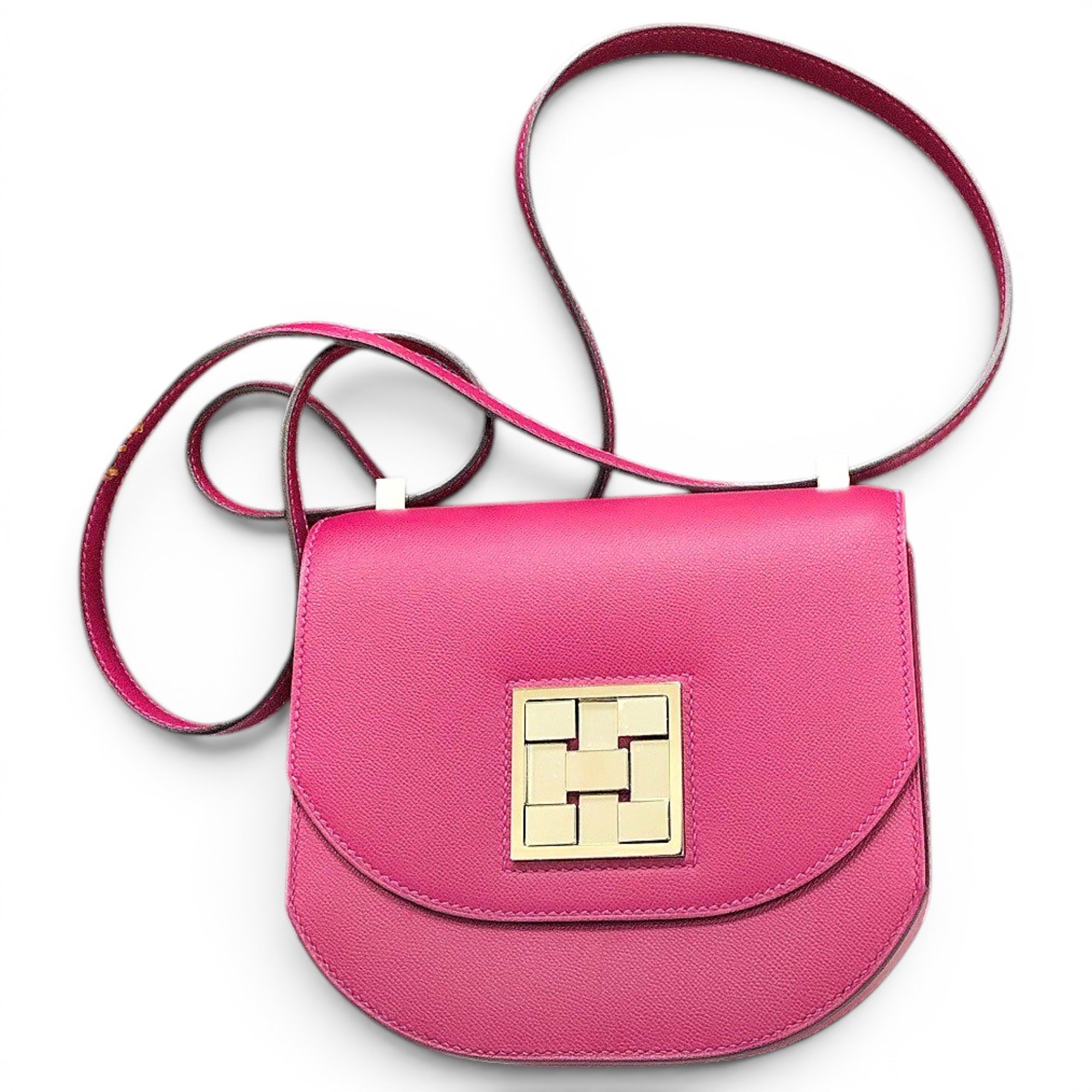 Mosaïque leather handbag