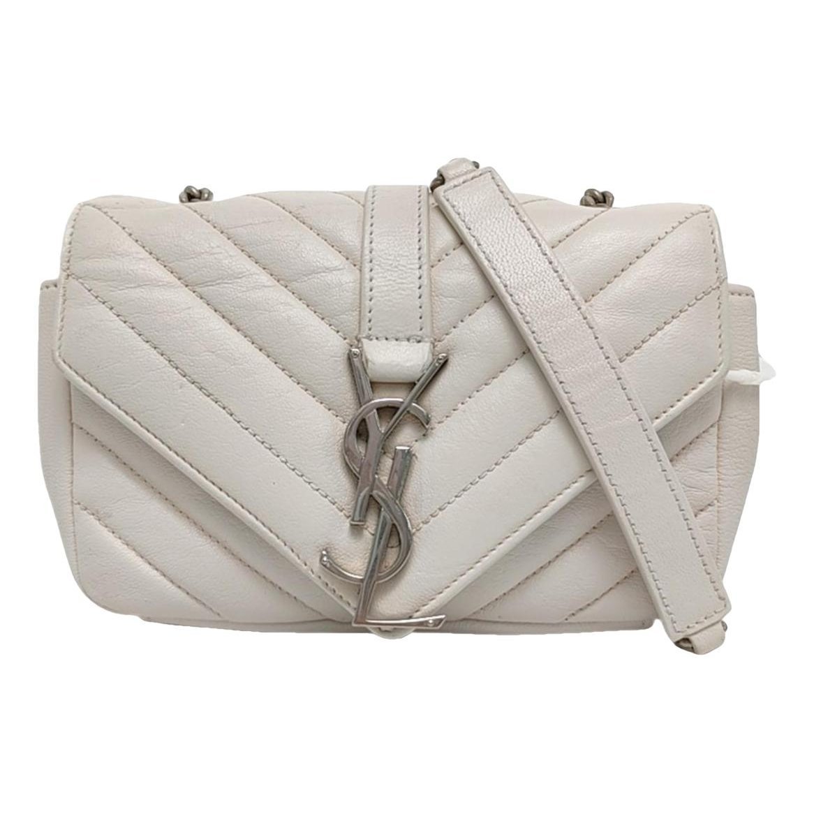 Collége monogramme leather handbag