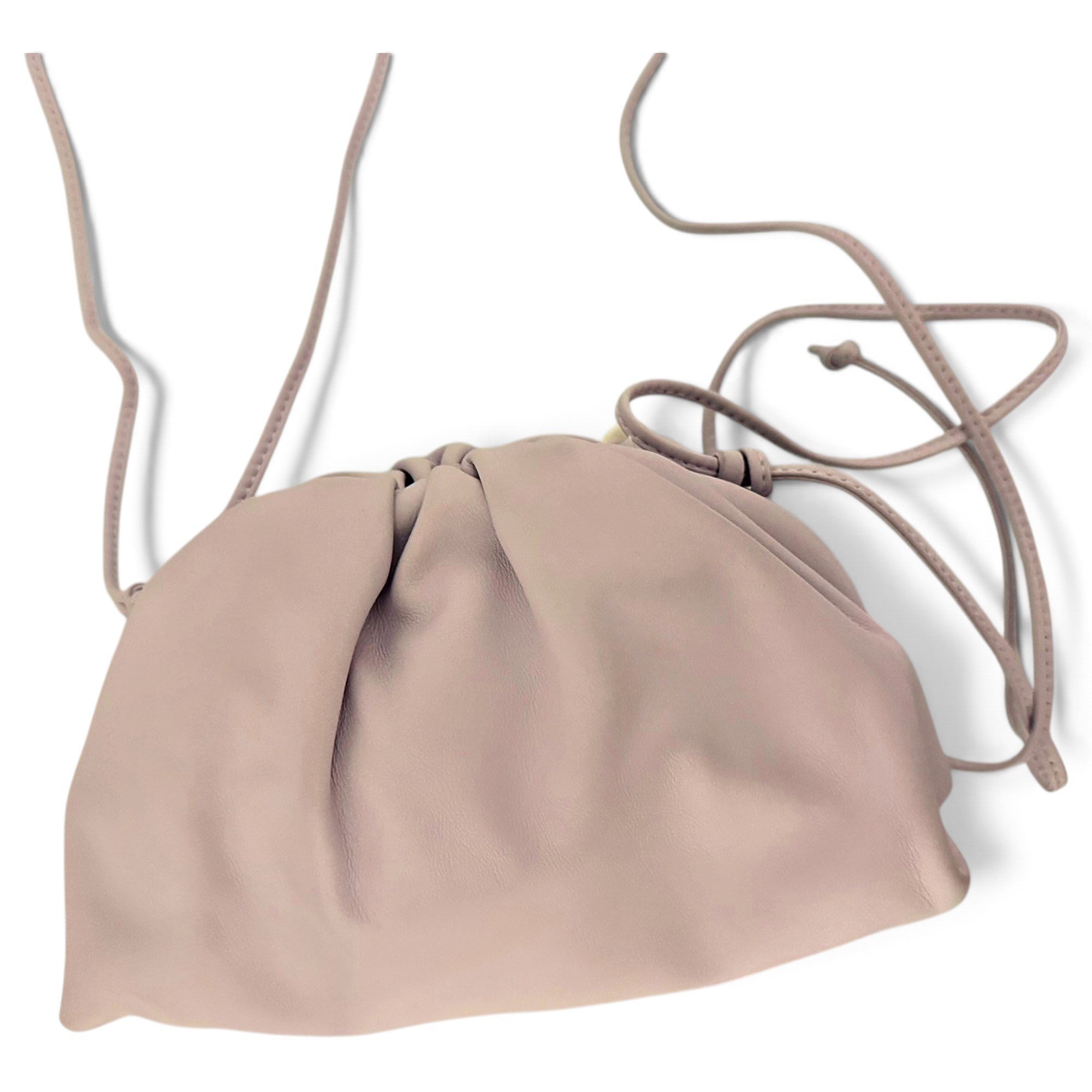 Pouch leather mini bag