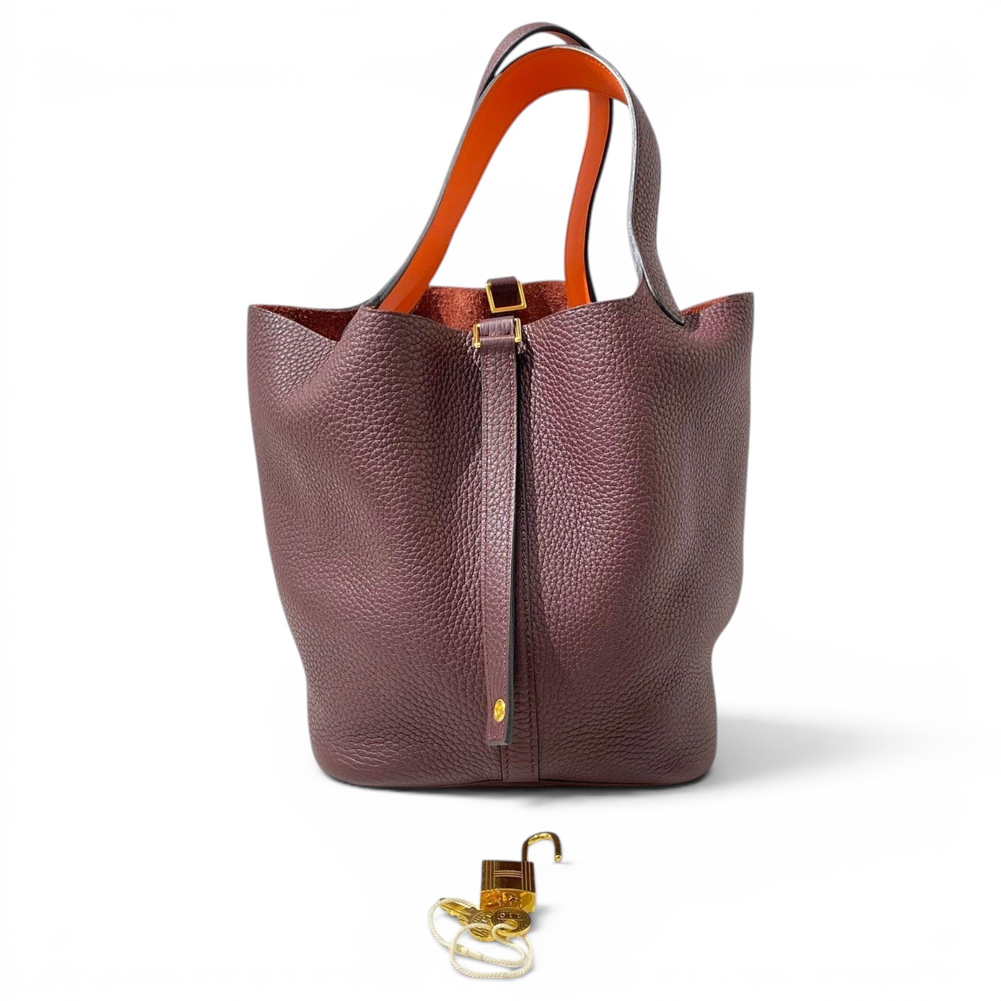 Picotin leather handbag