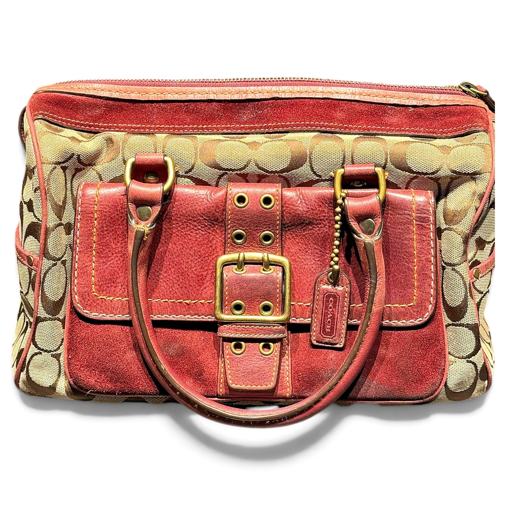 Leather satchel