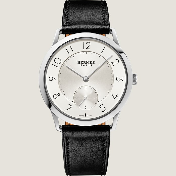 Sans Coloris Slim d'Hermès Watch, 39.5 MM