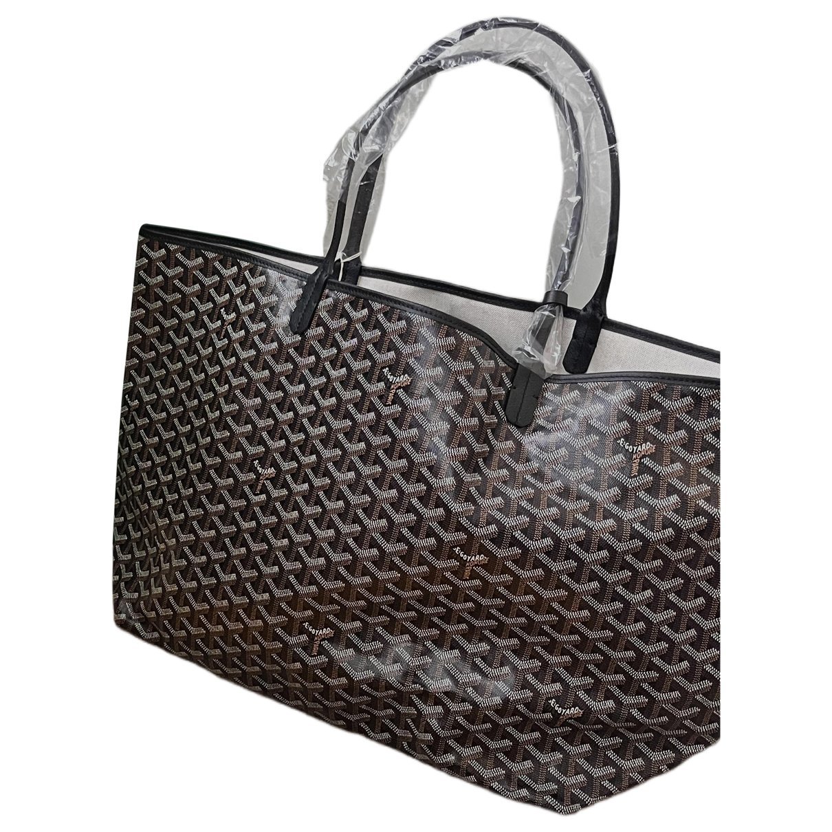 Goyard Saint-Louis leather handbag