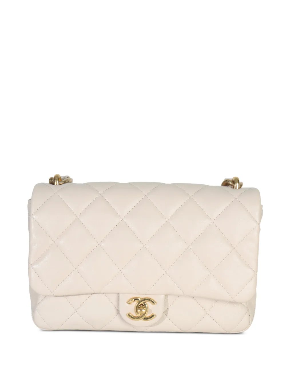 2021-2025 large Funky Town Flap quilted lambskin shoulder bag
