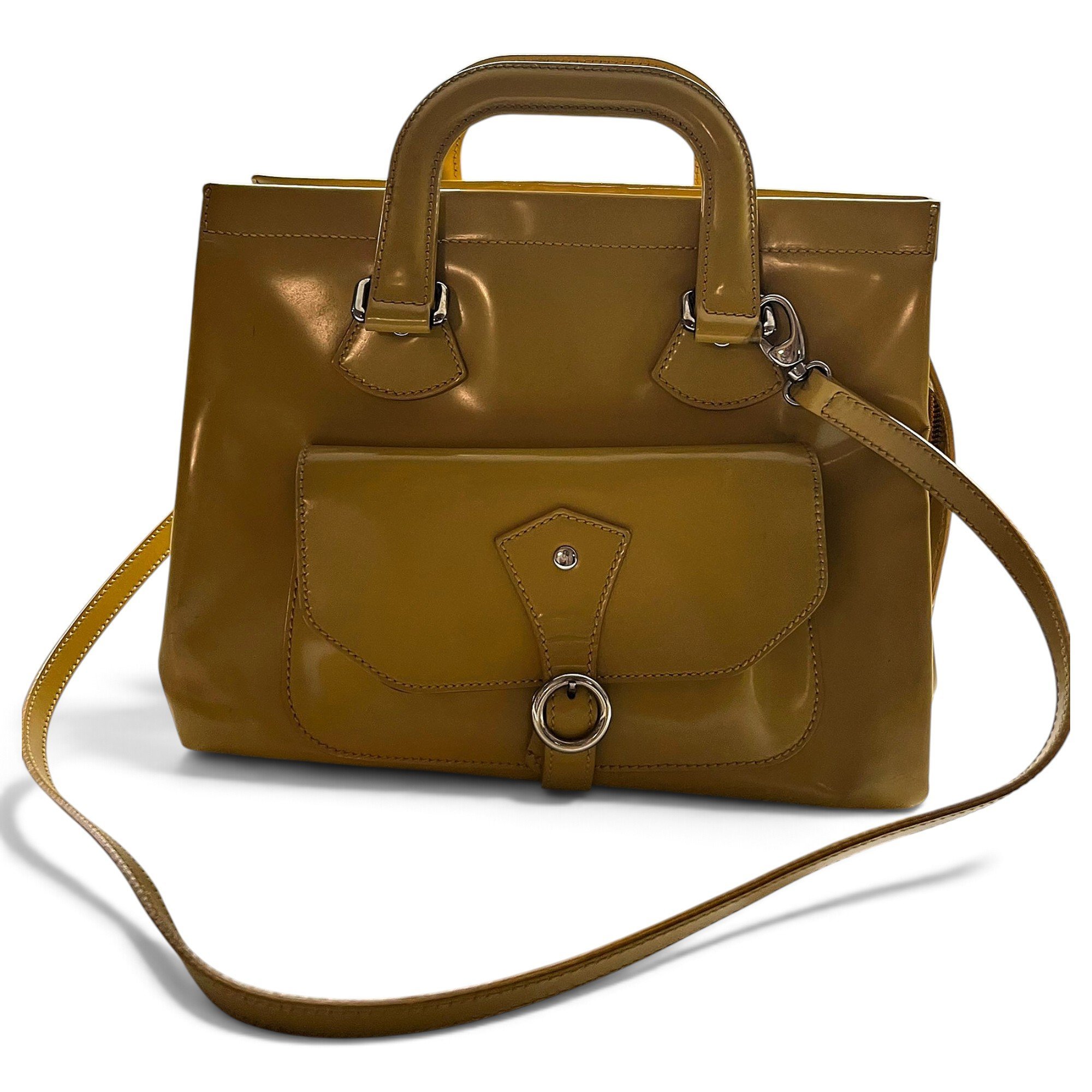 Leather handbag
