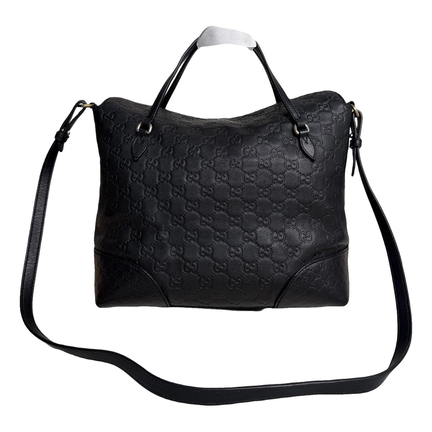 Leather tote