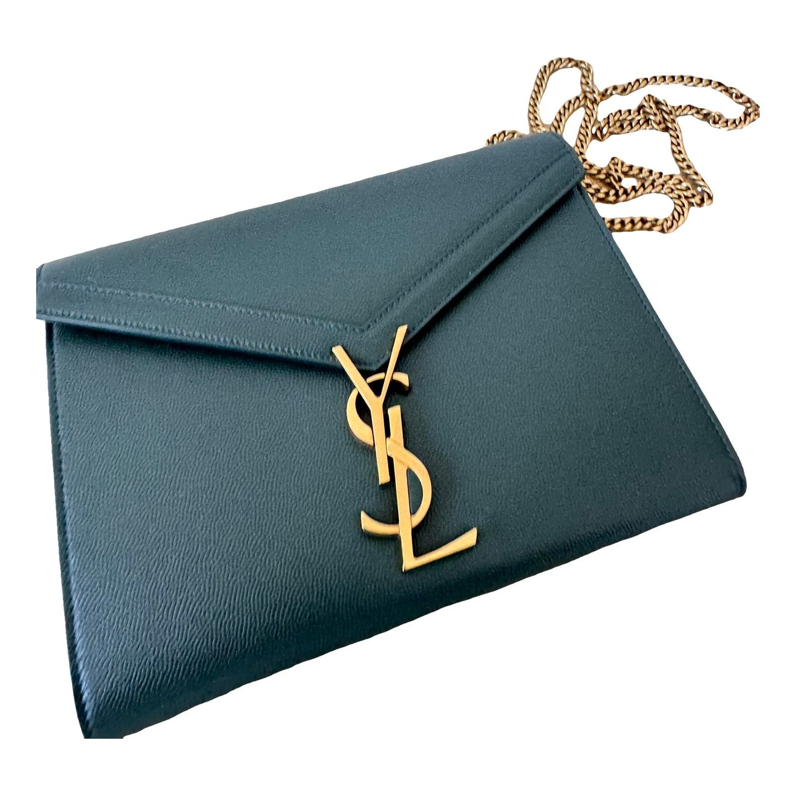 Cassandre leather clutch bag