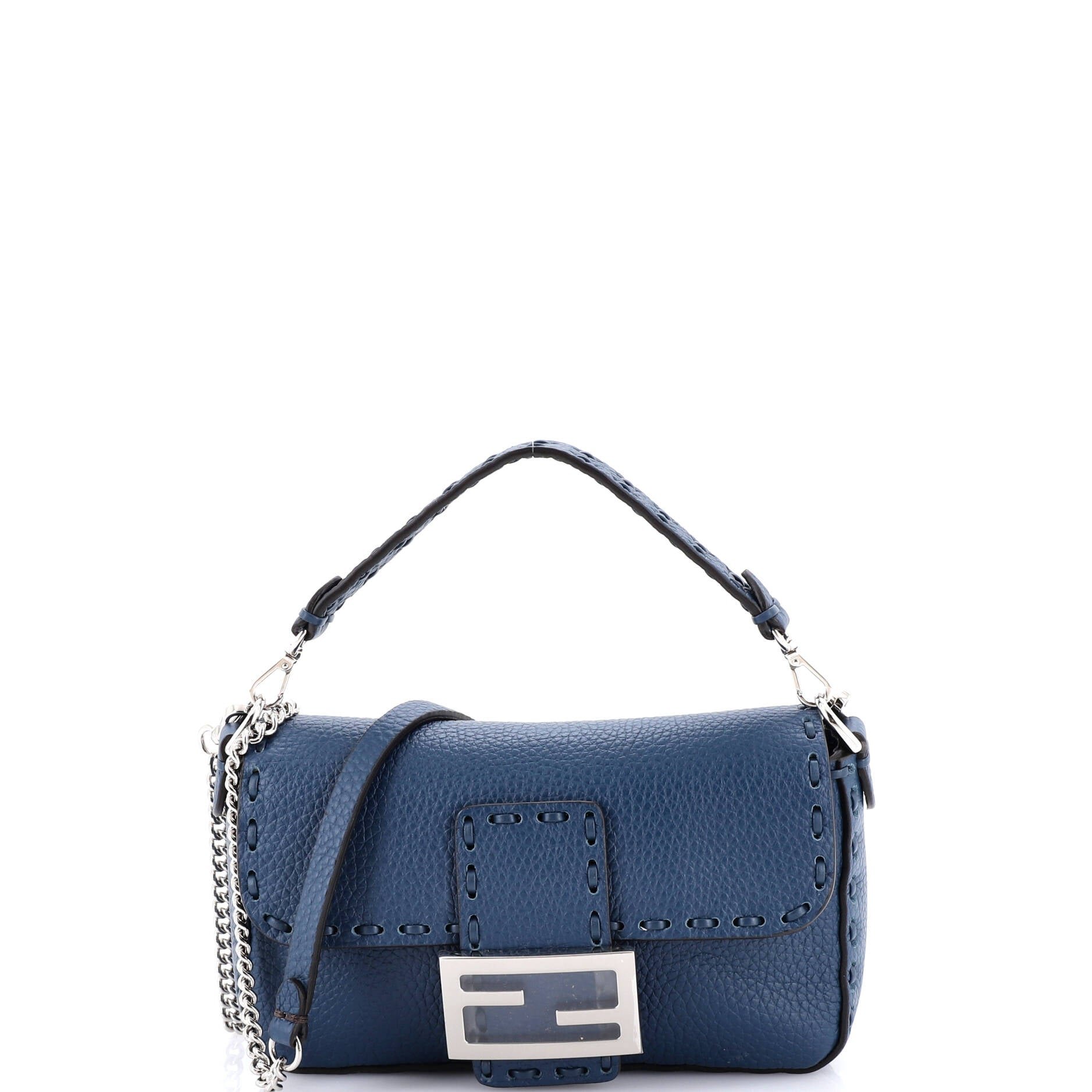 Fendi Selleria Baguette NM Bag Leather Mini