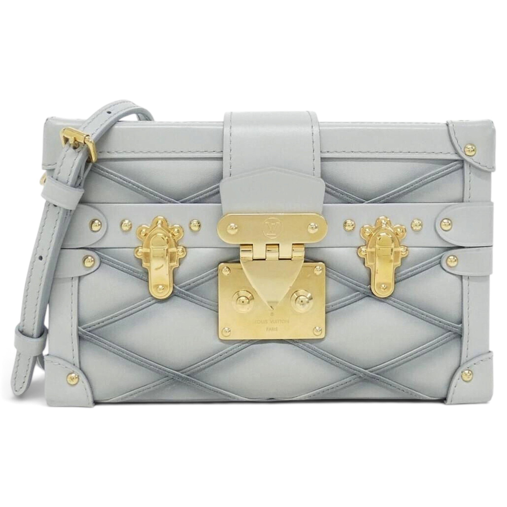Petite Malle leather handbag