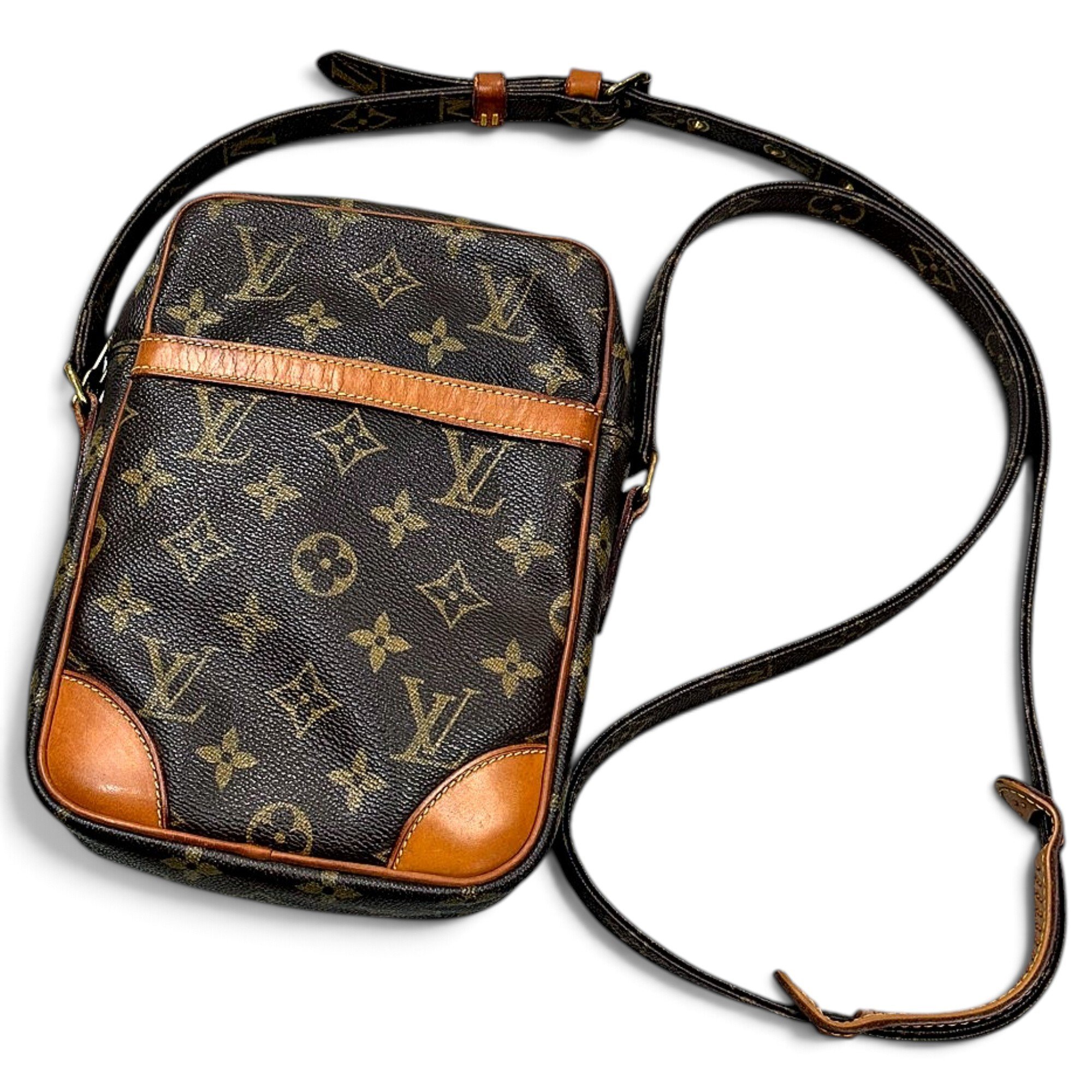 Danube leather crossbody bag