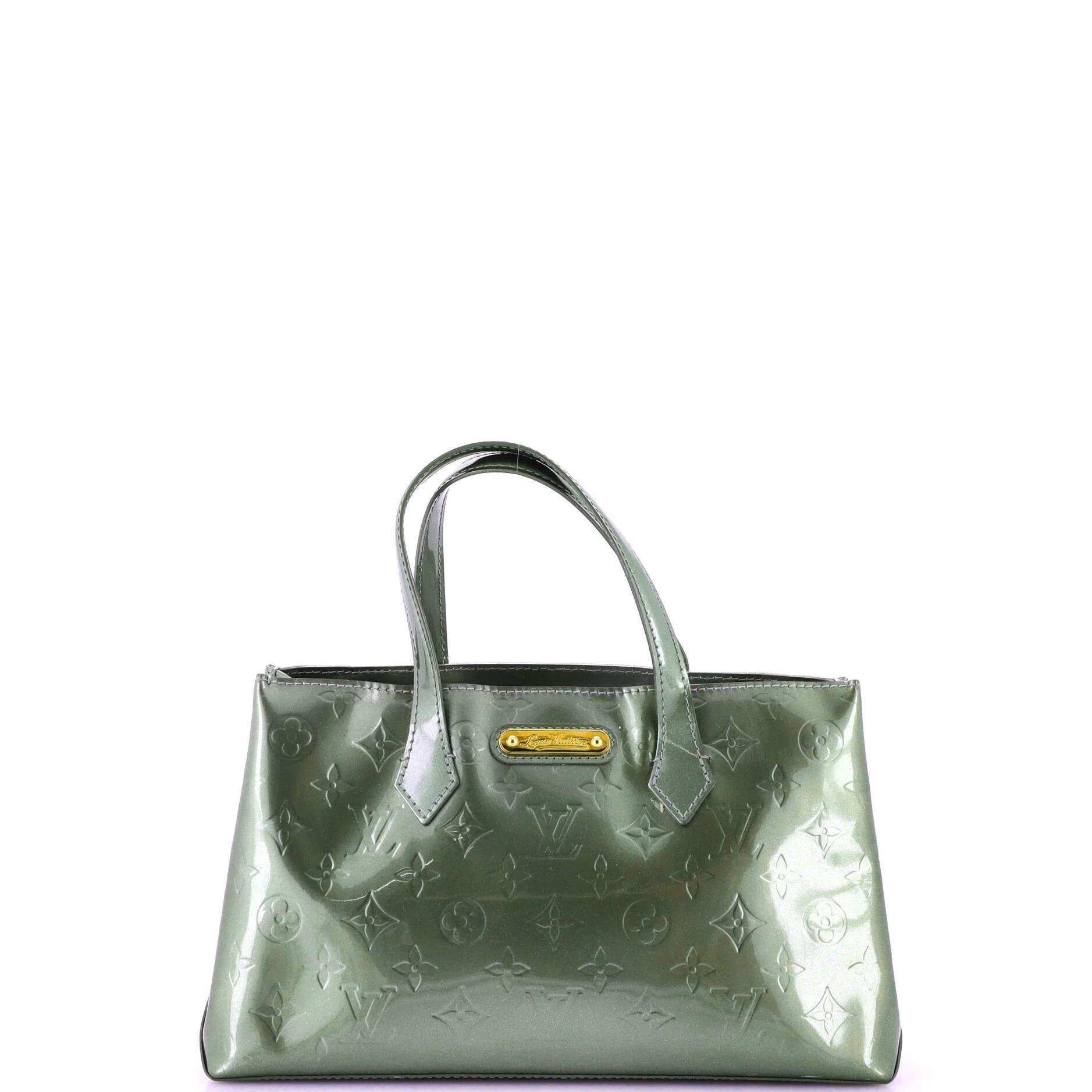 Patent leather tote