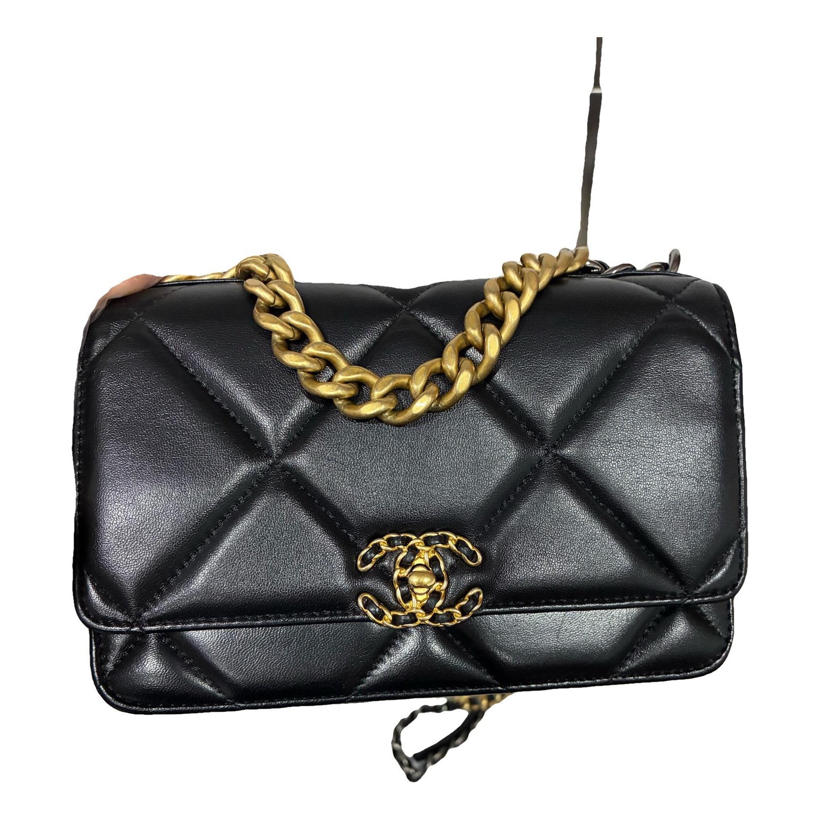 Wallet On Chain Chanel 19 leather handbag
