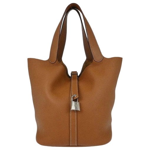 Picotin leather handbag