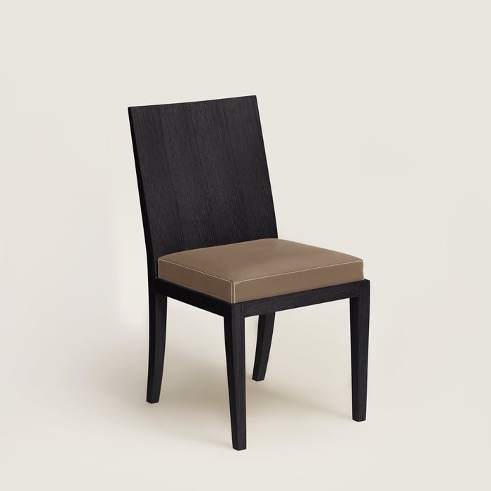 Étoupe Reeditions J.-m. Frank Par Hermès Chair With Padded Seat