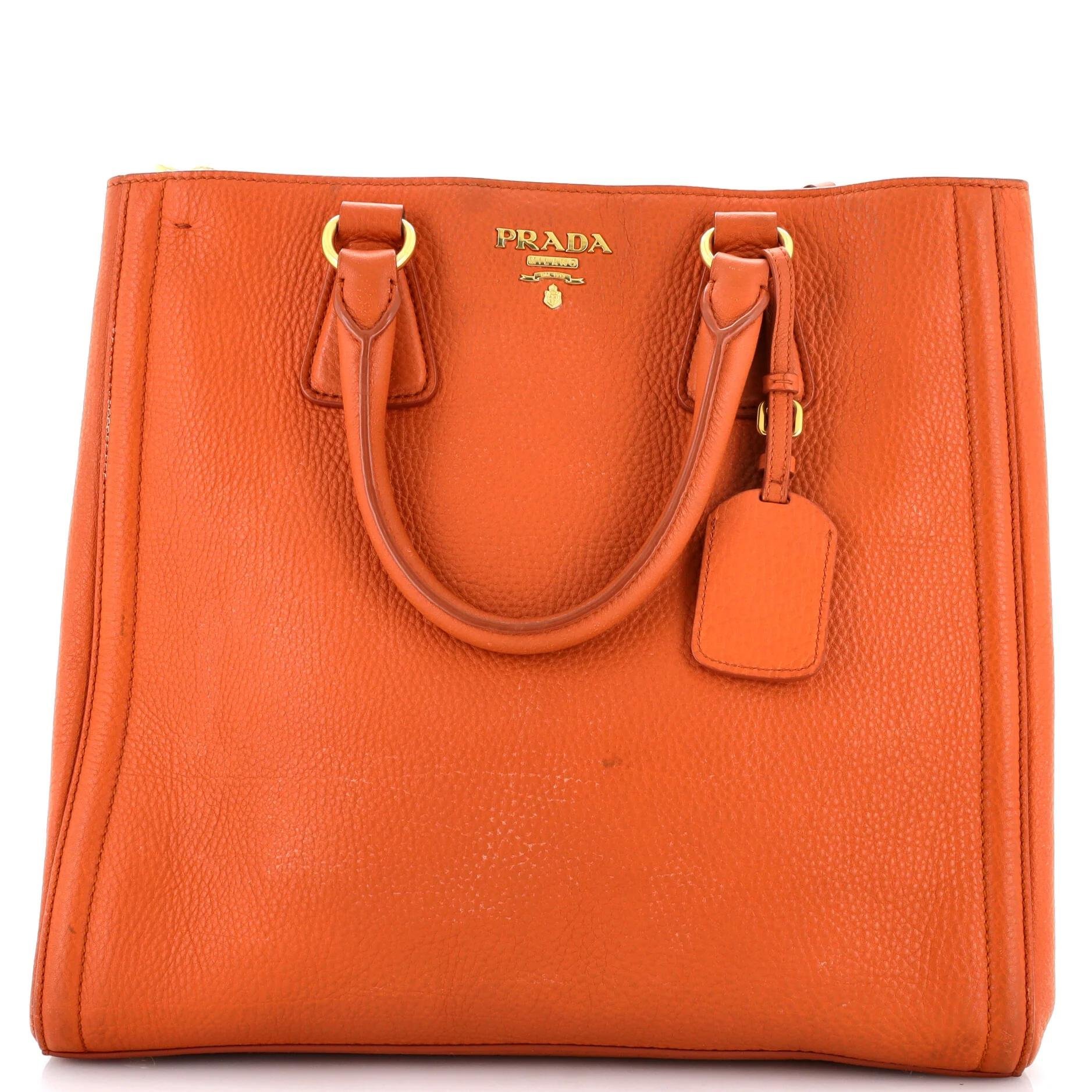 Leather tote