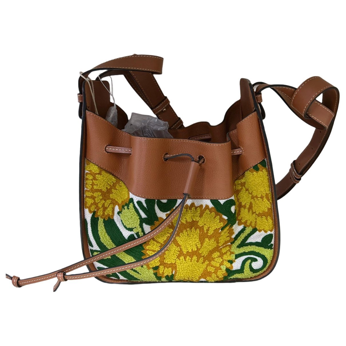 Hammock leather handbag