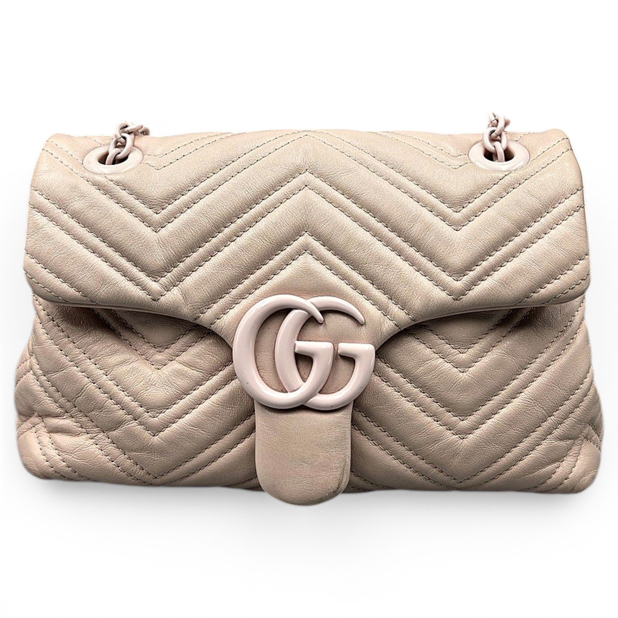 GG Marmont Flap leather handbag