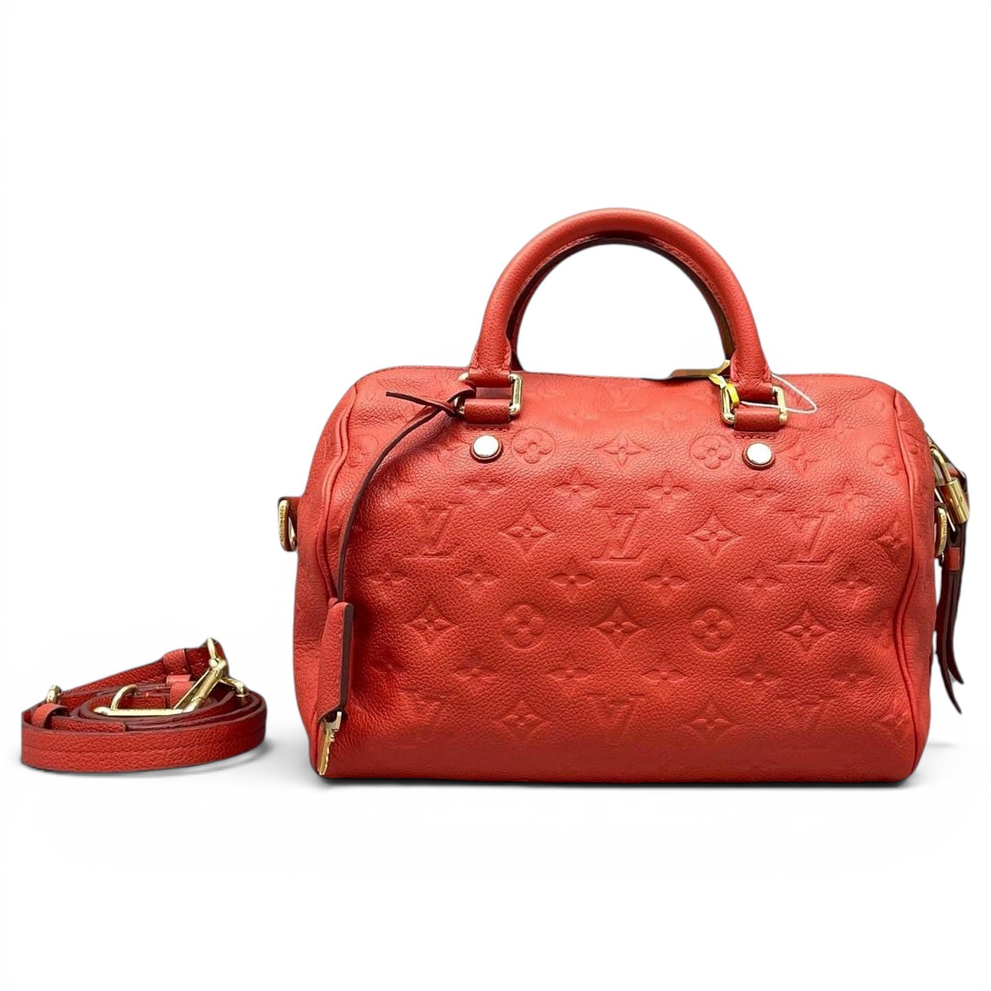 Speedy leather handbag