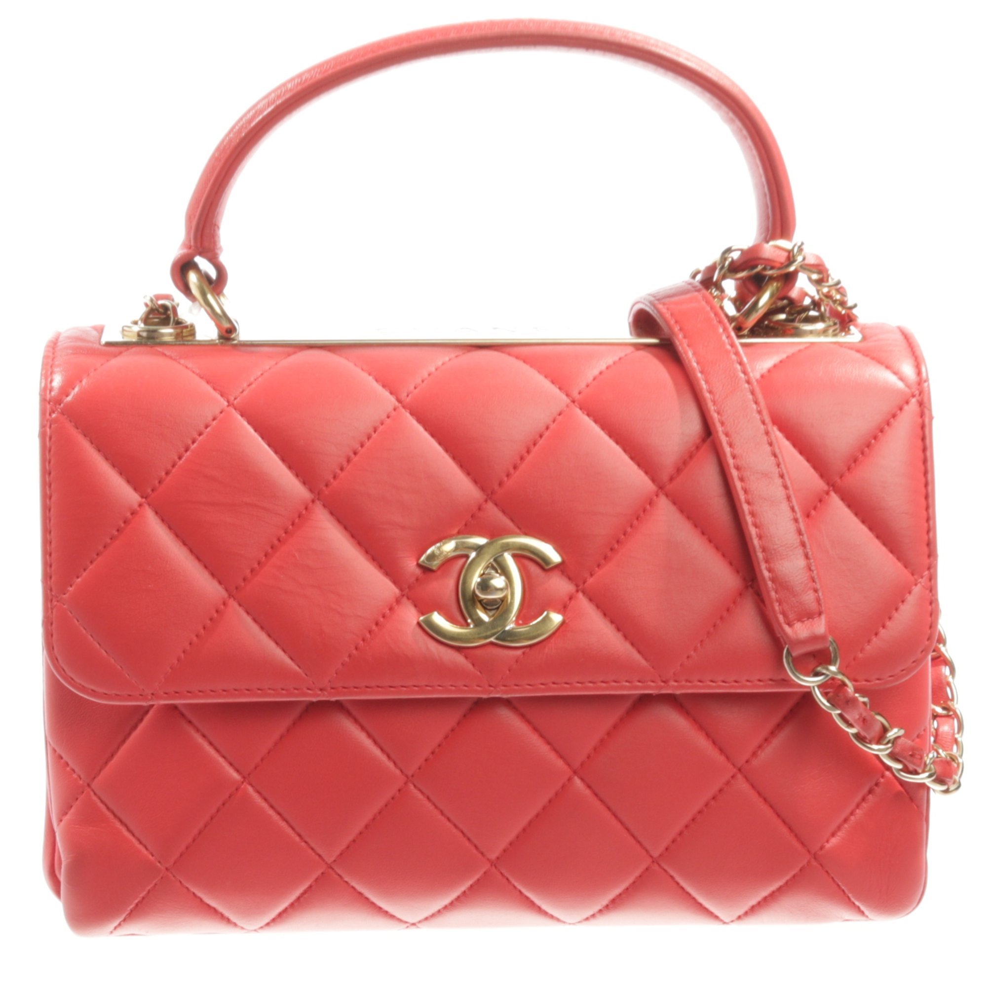 Trendy CC leather bag