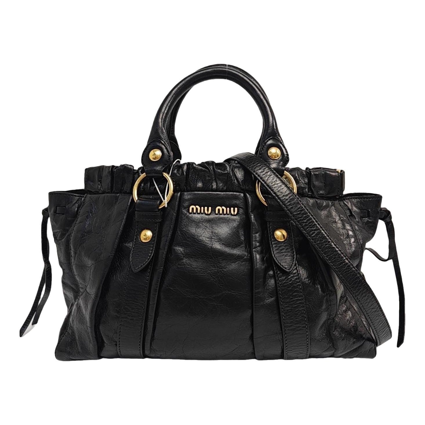 Leather handbag