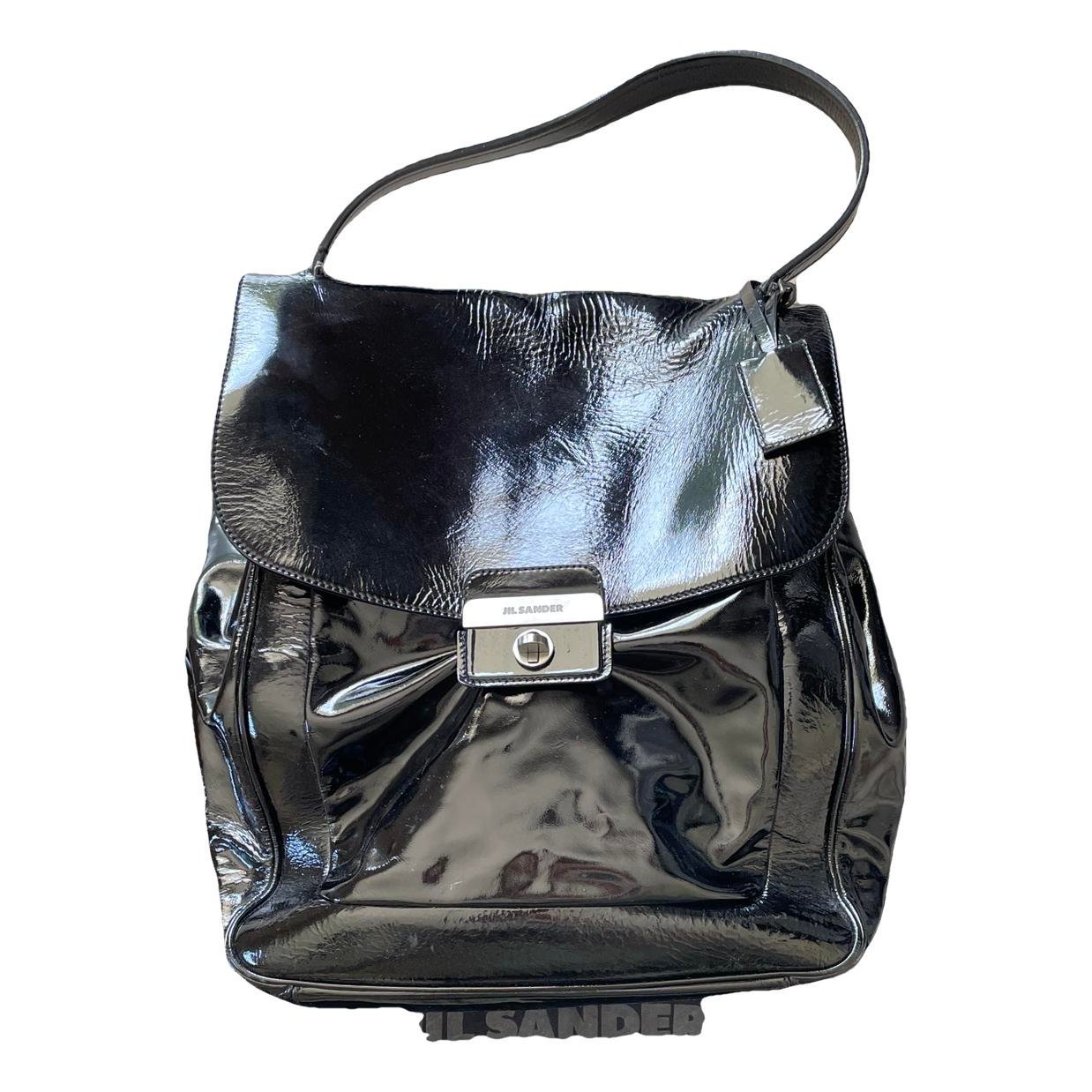 Patent leather handbag