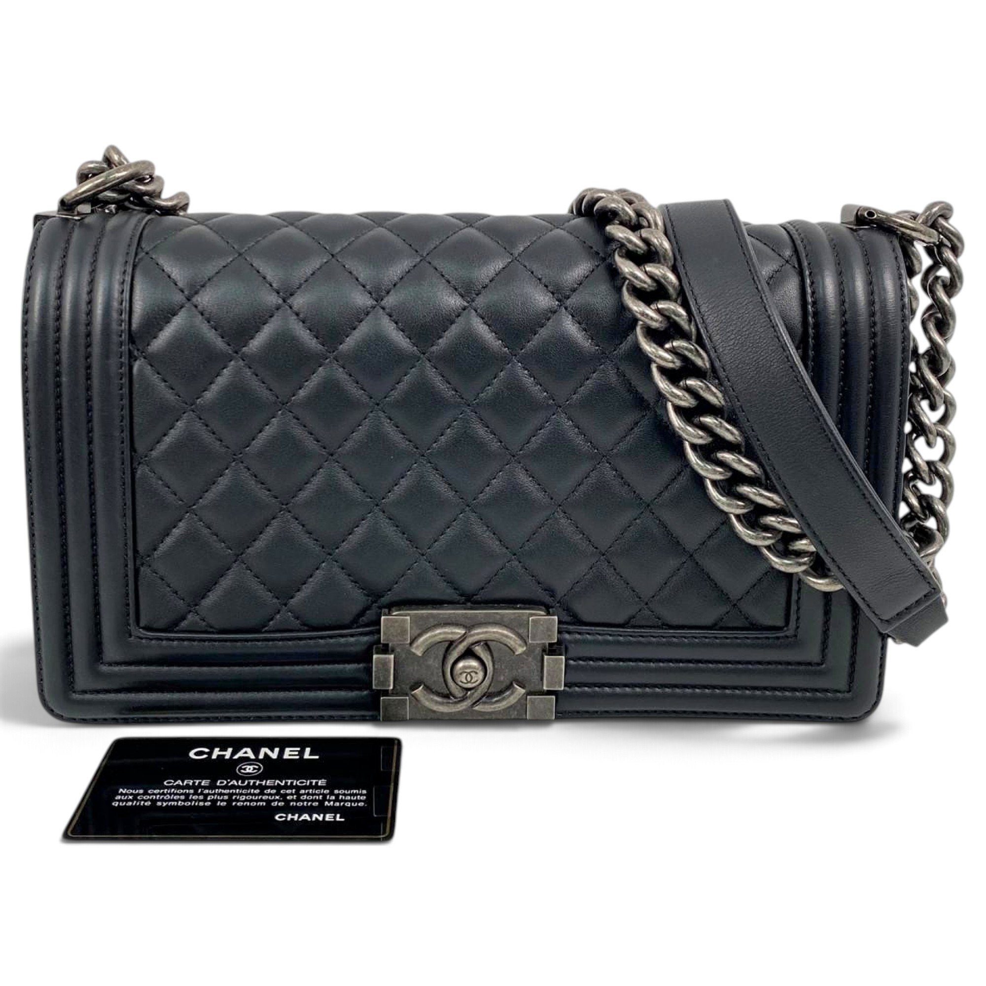 Boy leather handbag
