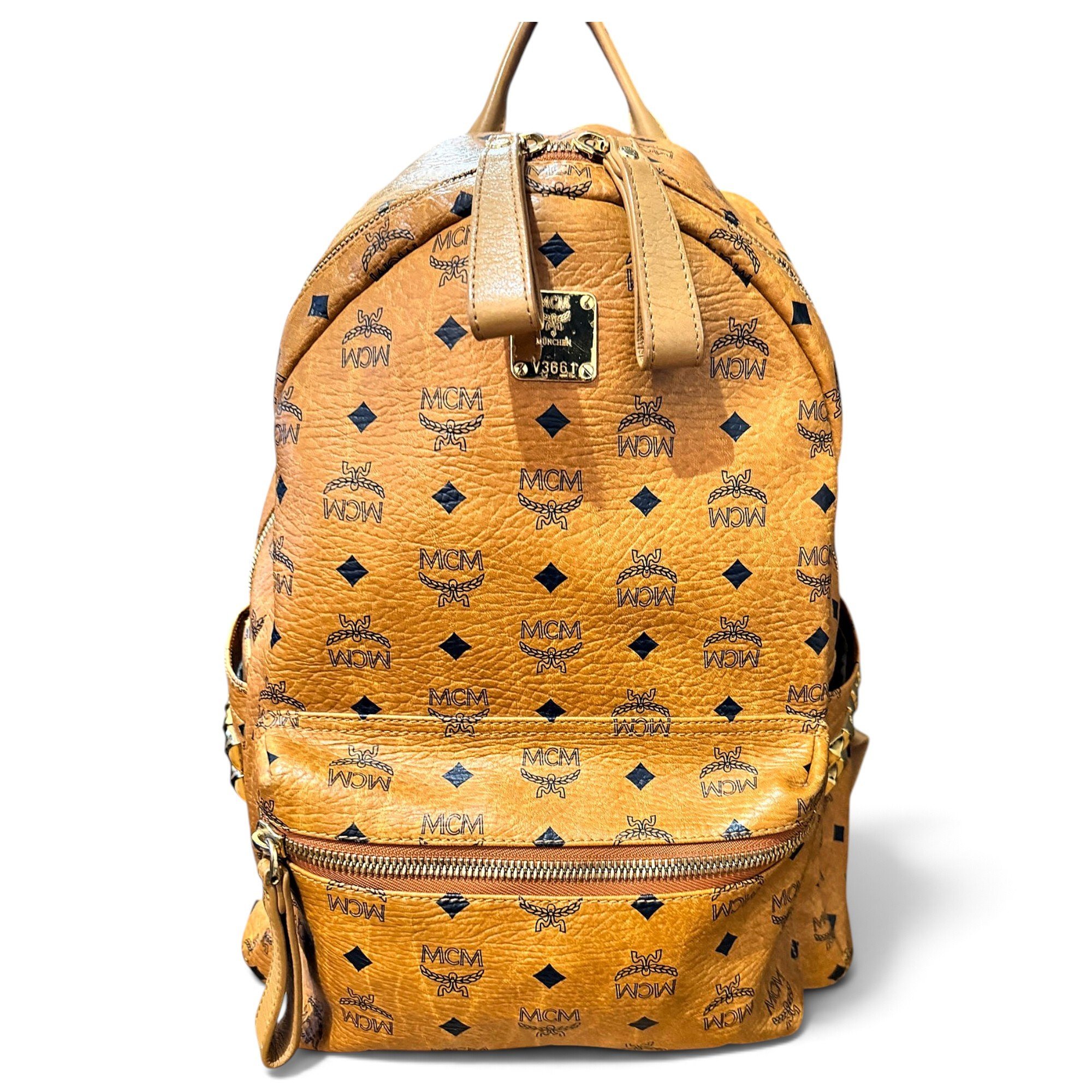 MCM Stark leather backpack