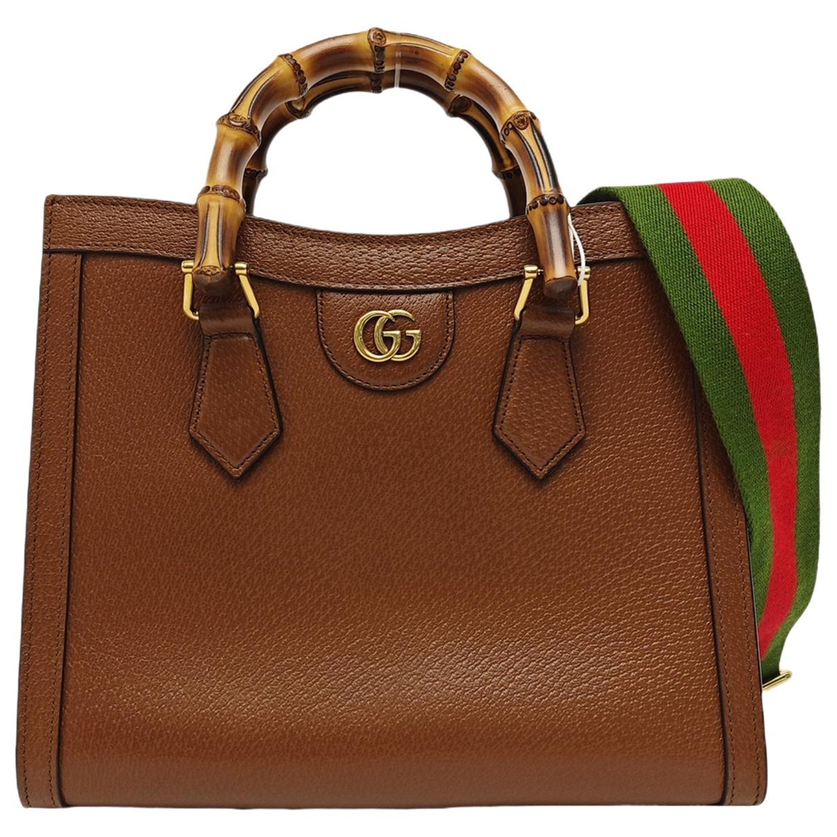 Diana Bamboo leather handbag