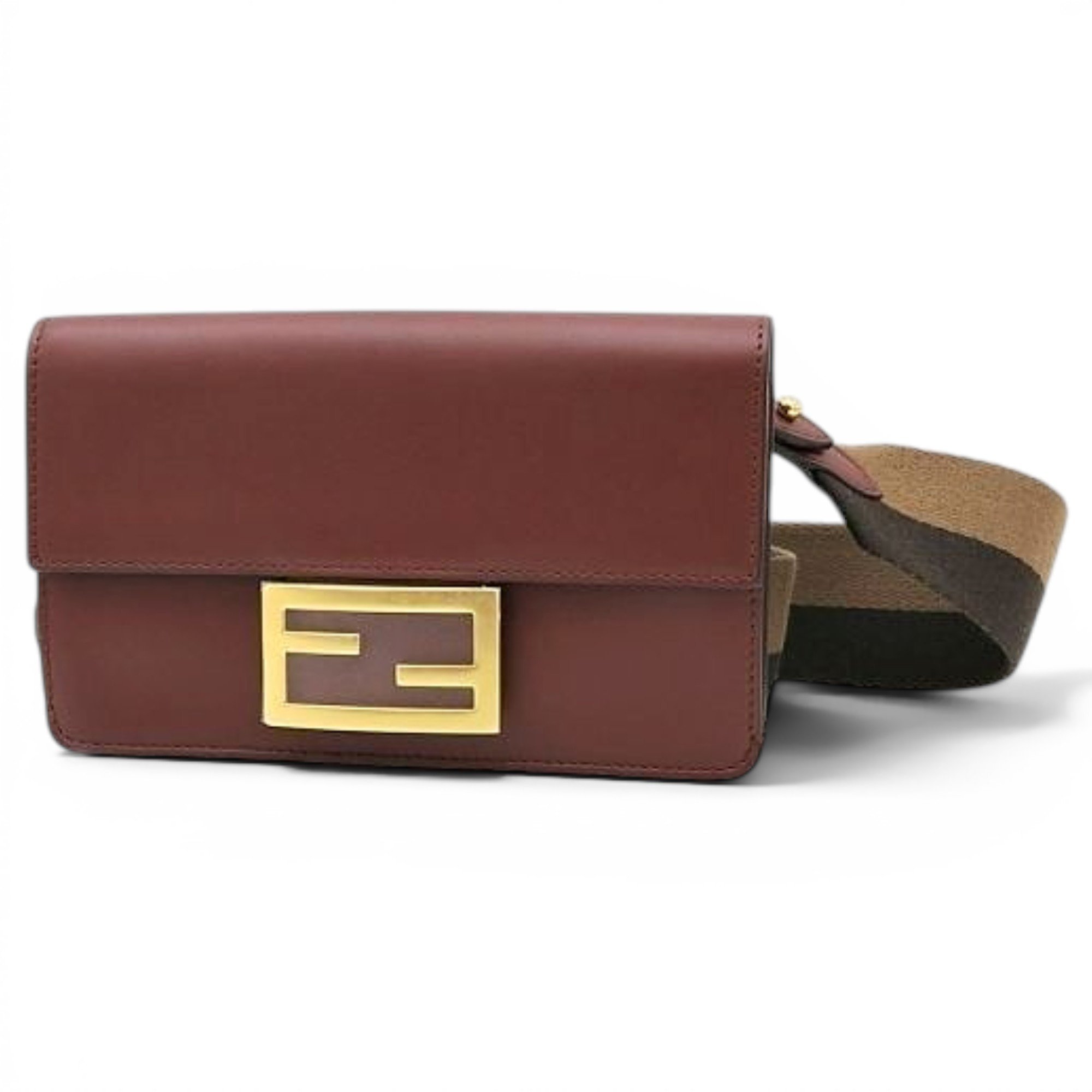 Baguette leather handbag