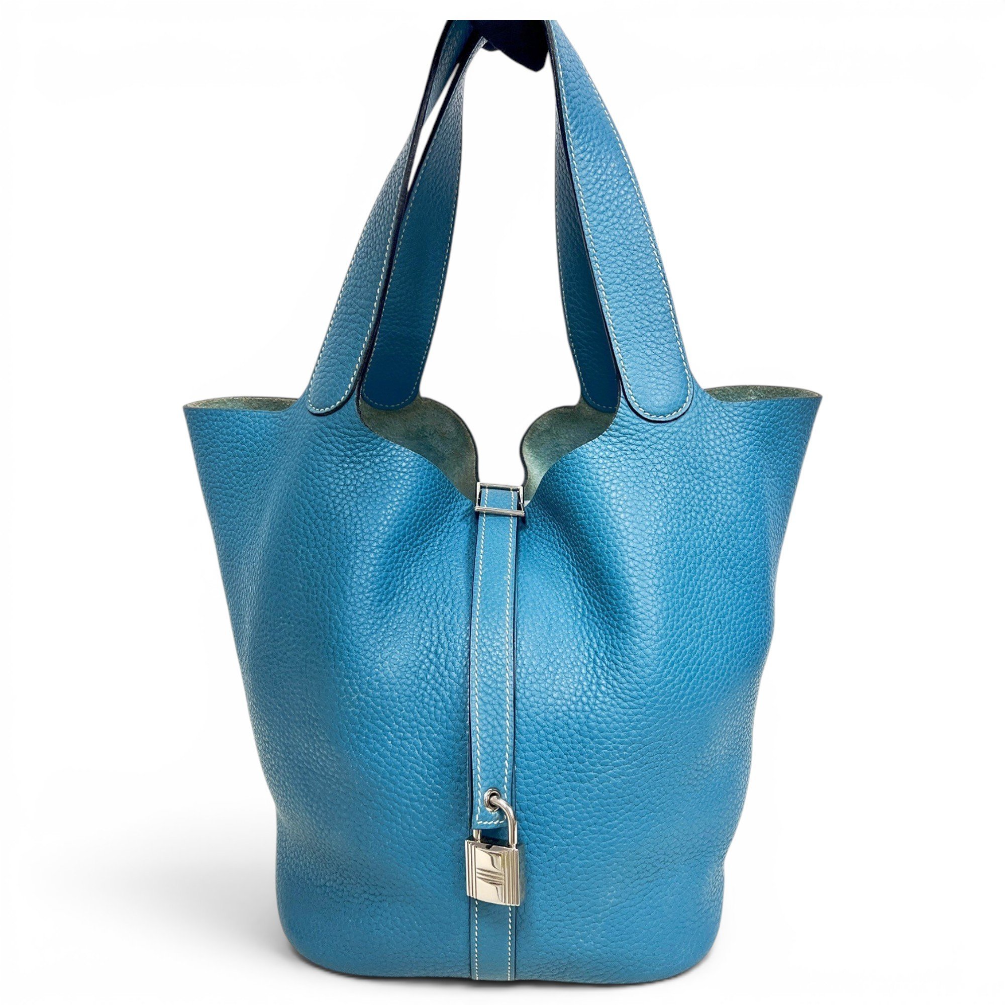 Picotin leather handbag