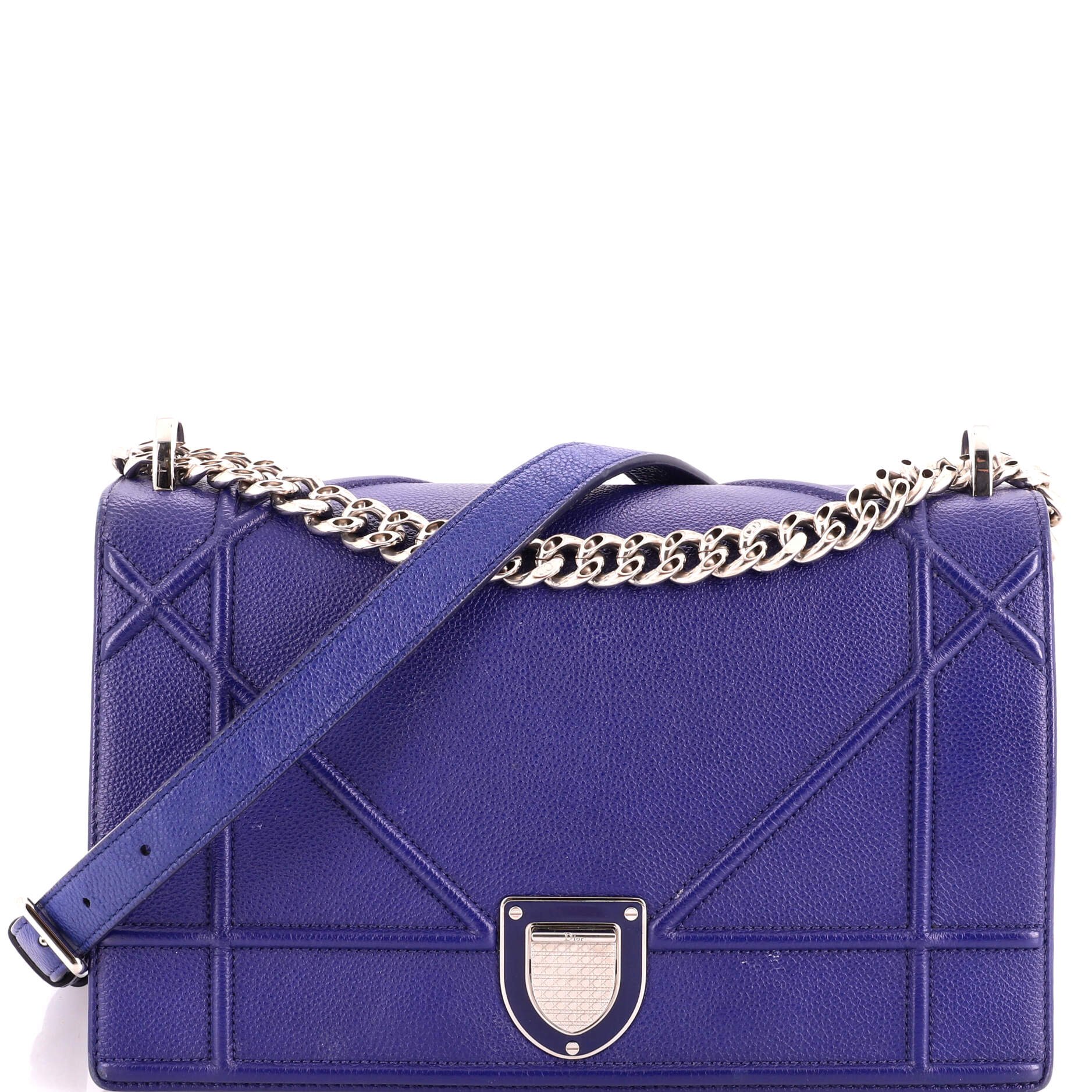 Diorama Flap Bag Grained Calfskin Medium