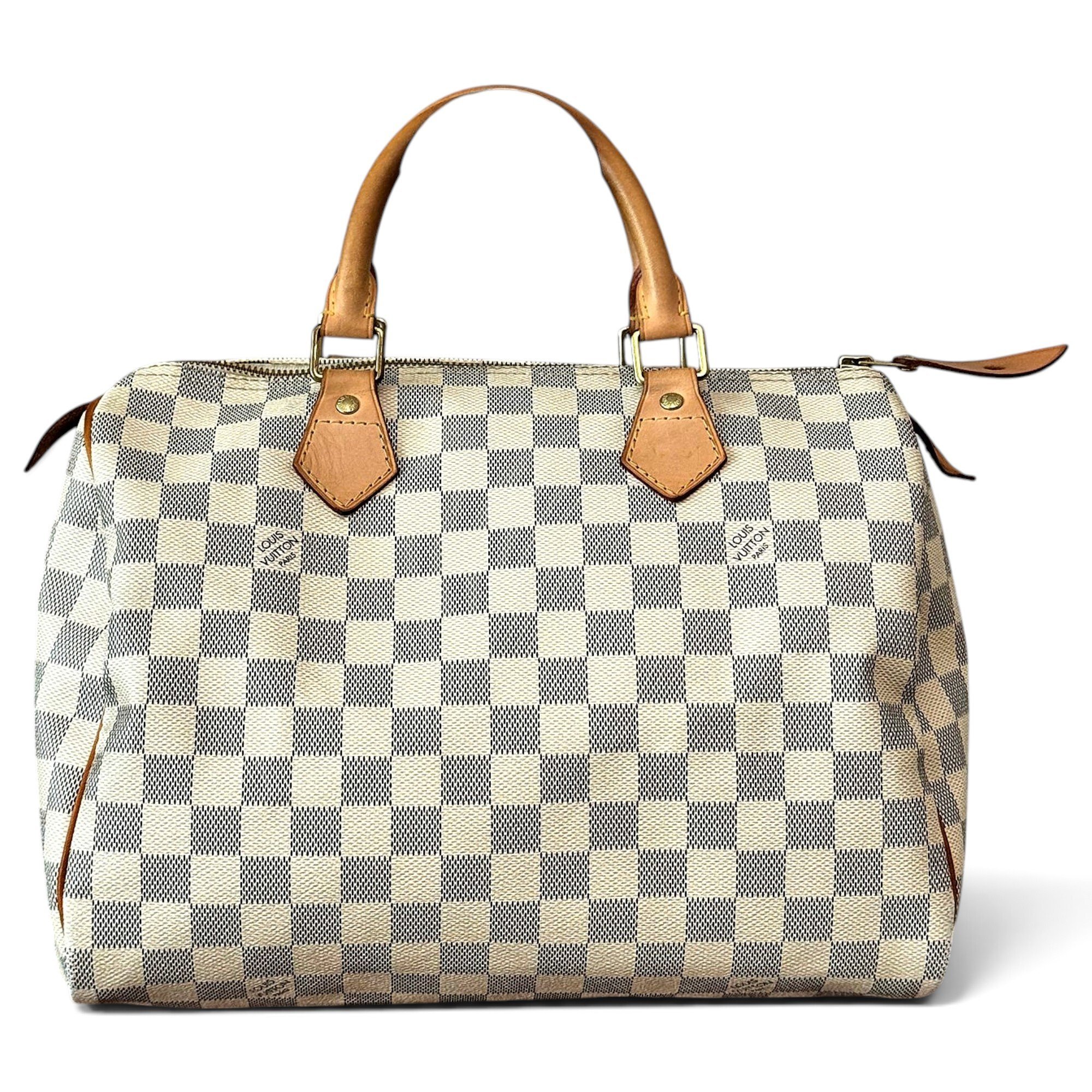 Speedy leather handbag