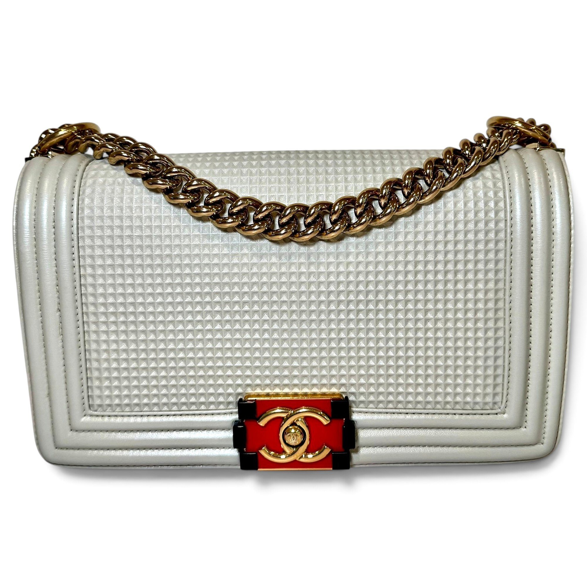 Boy leather crossbody bag