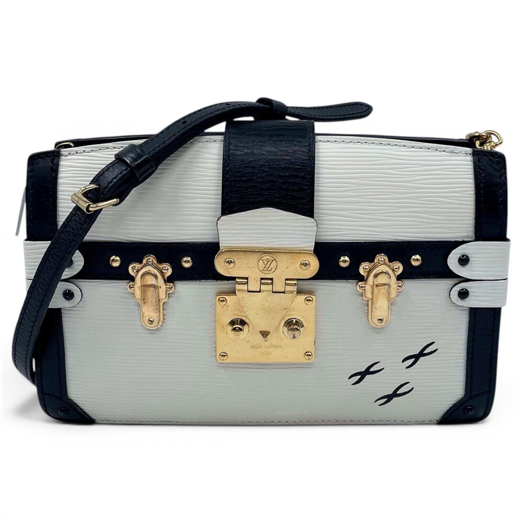 Pochette Trunk leather crossbody bag