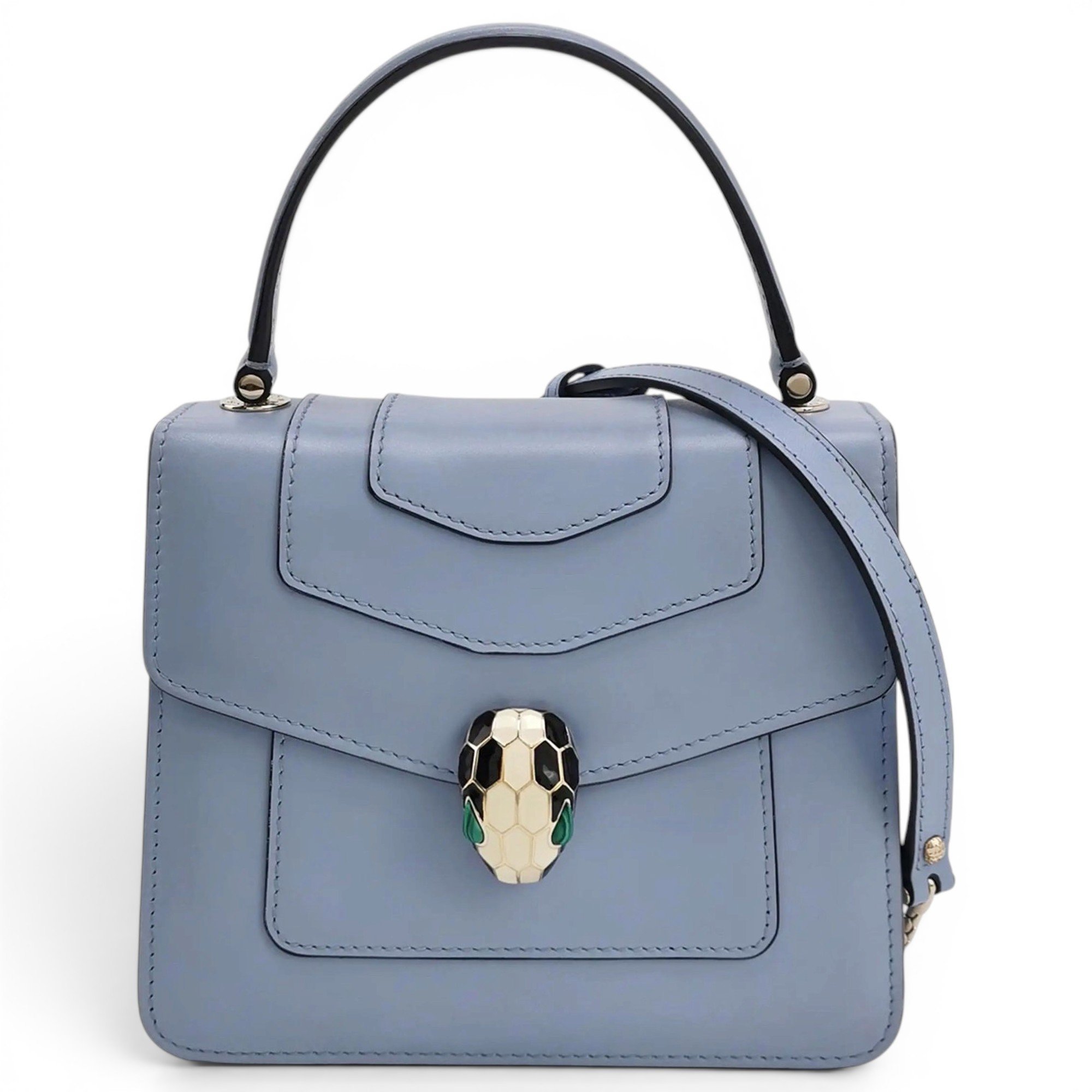 Serpenti leather crossbody bag