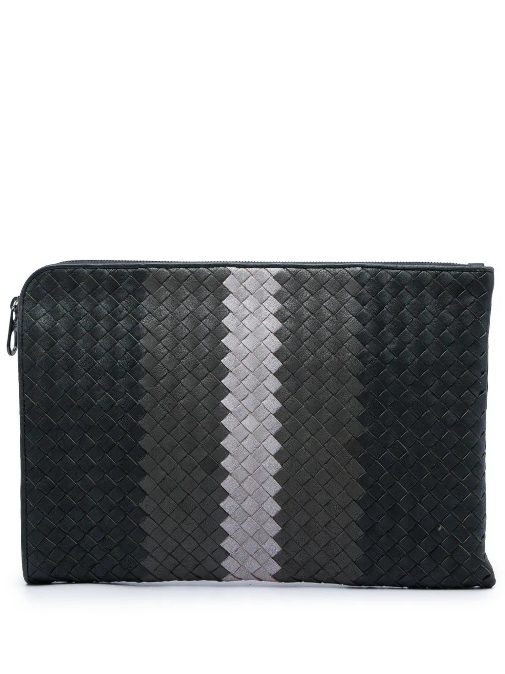 2012-2026 Tricolor Nappa Intrecciato clutch bag