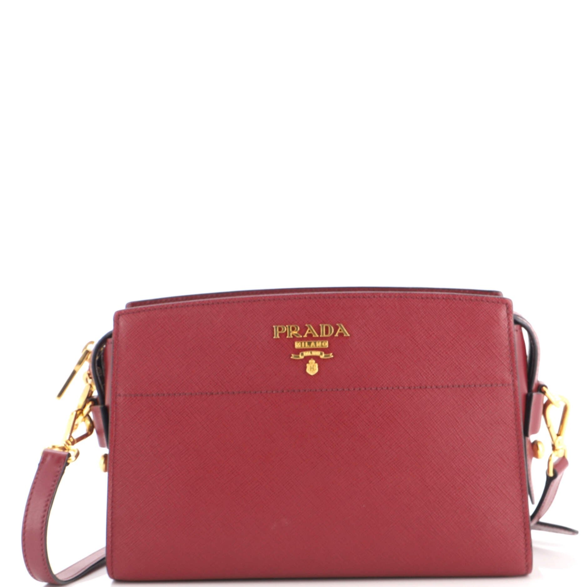 Bibliotheque Crossbody Saffiano Leather