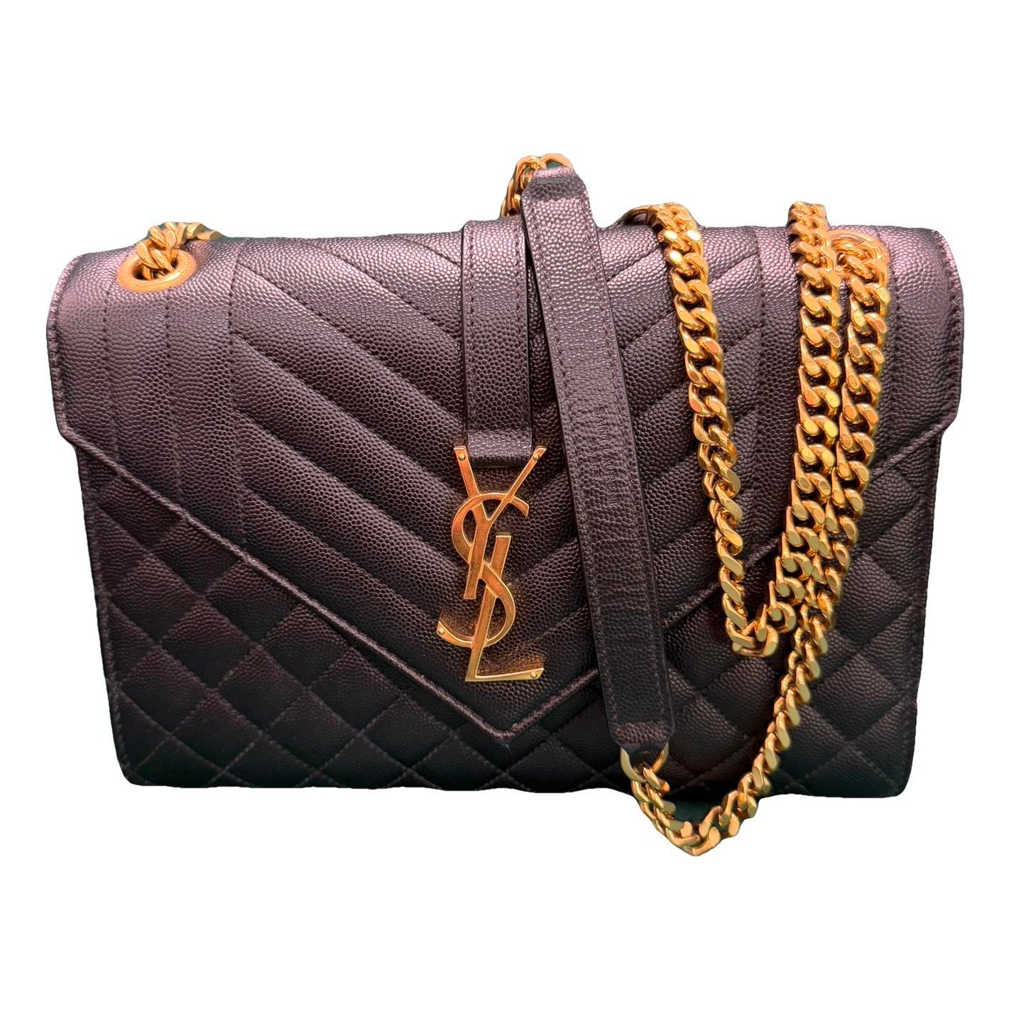 Envelope leather crossbody bag