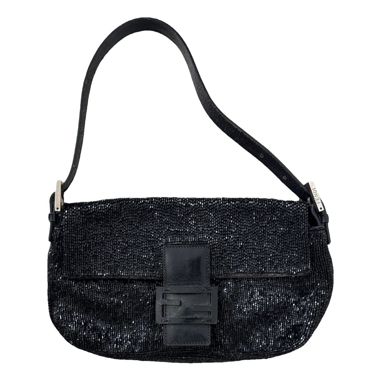 Baguette glitter handbag