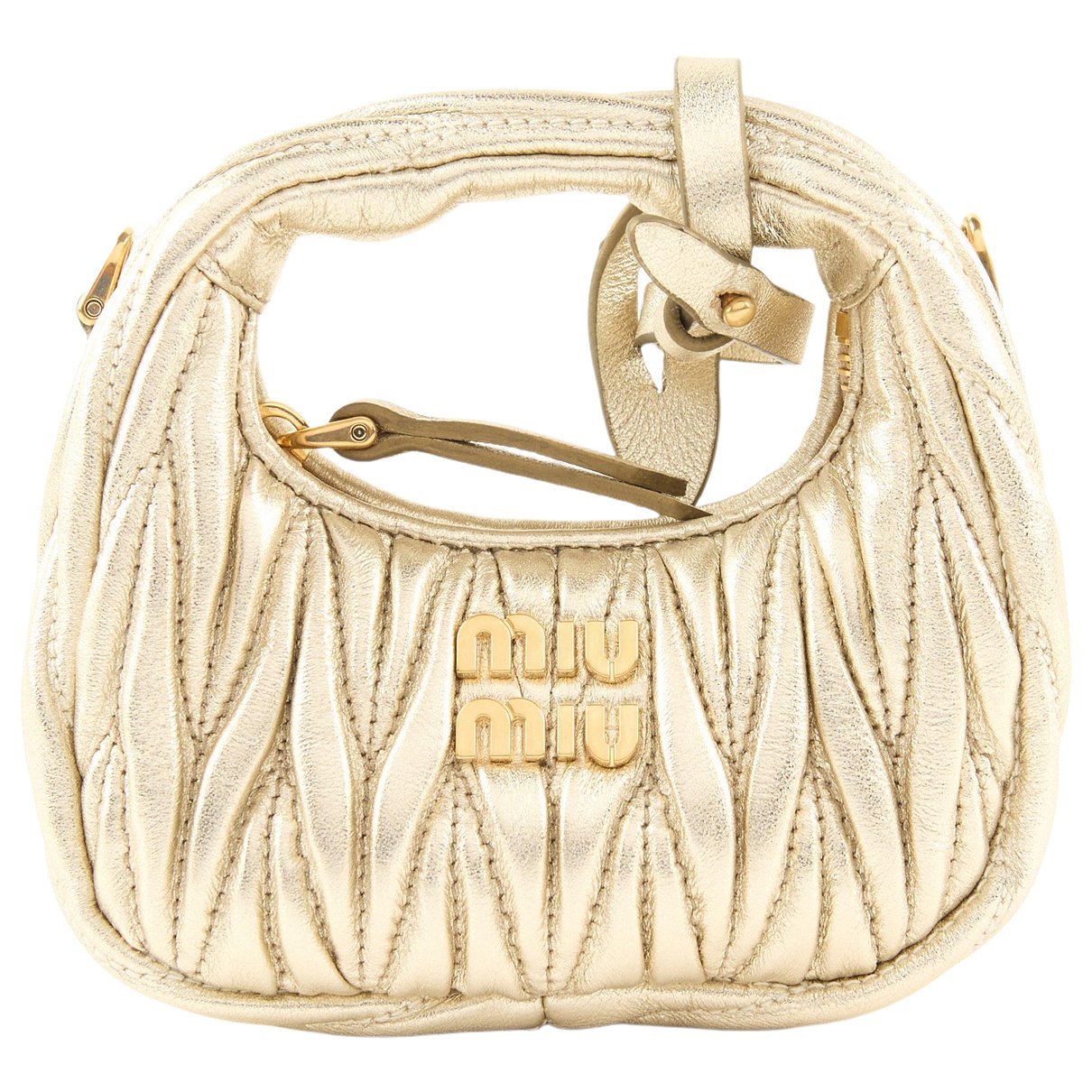 Miu Wander leather handbag