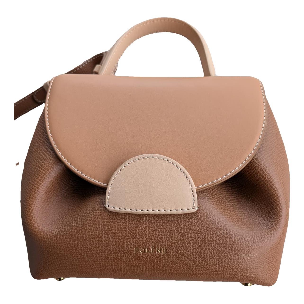 Polene Numéro un nano leather crossbody bag